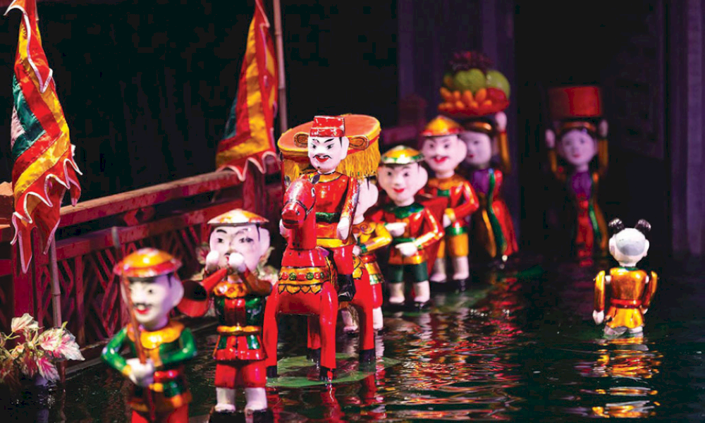 The characters in the show are usually based on traditional Vietnamese folklore